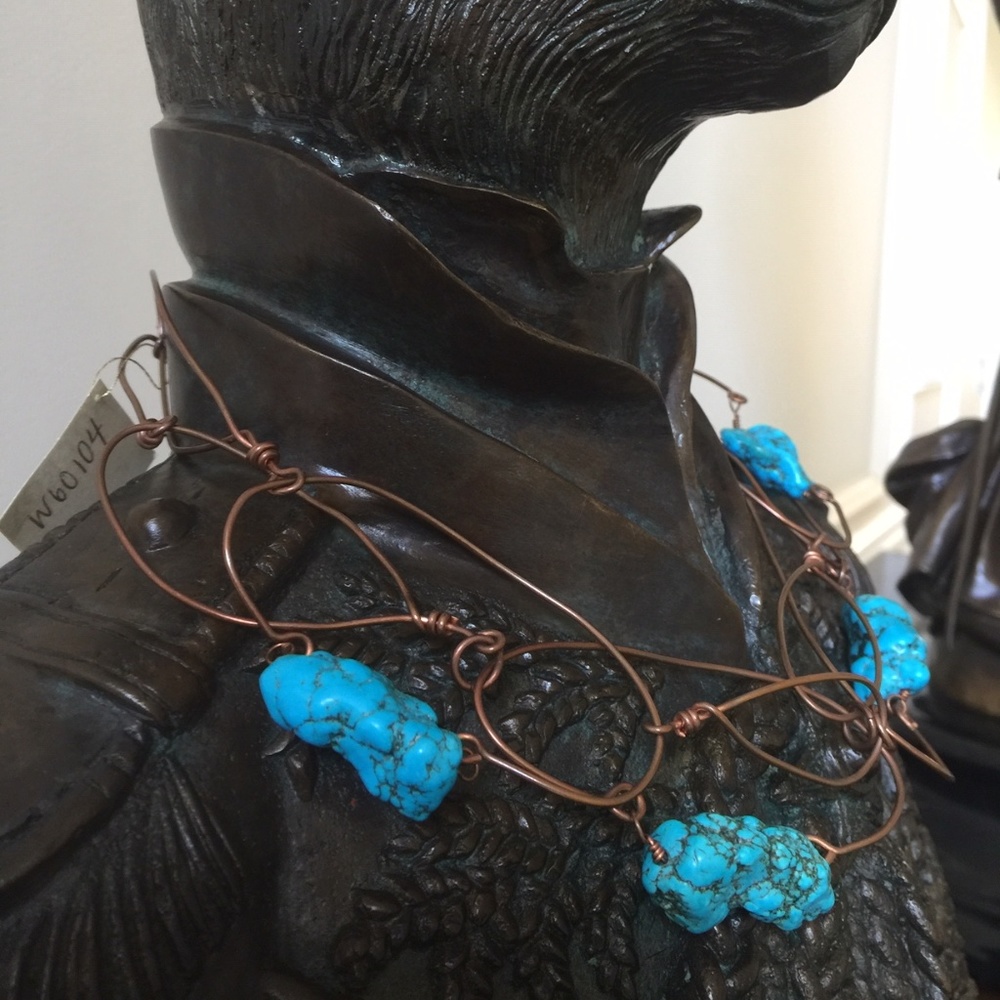 HOT ROX Funky-Chunky Necklace Henri Bendel Trk Shw - Picture 2 of 7
